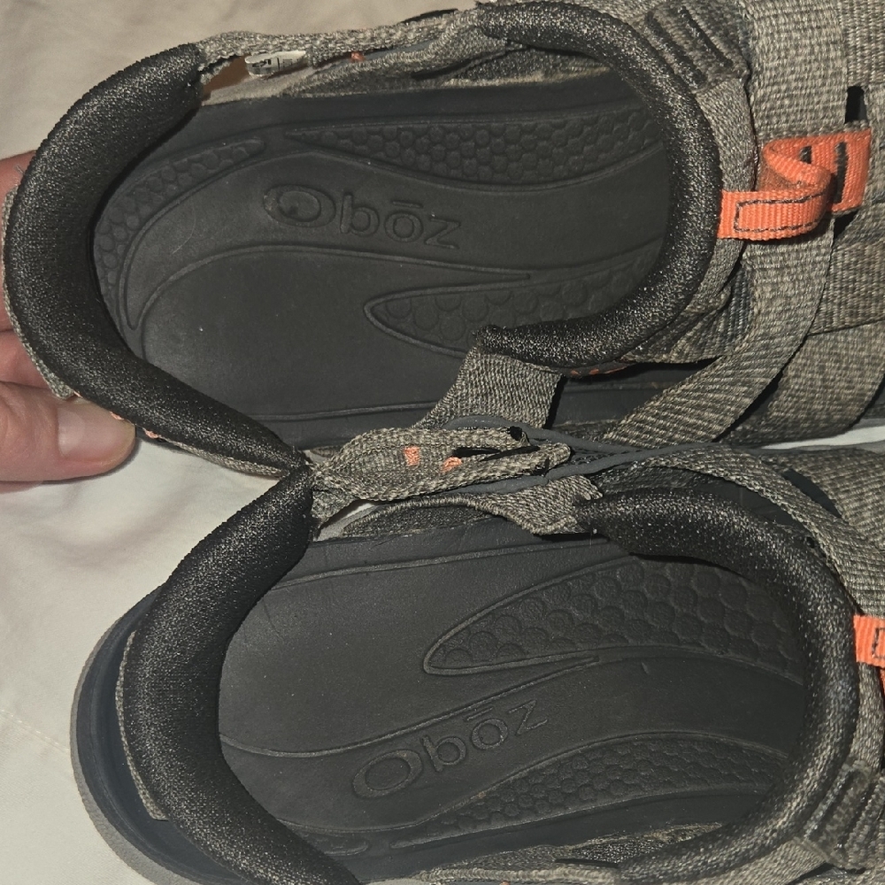Womans Oboz Campster Sandals Size 10 Gray And Pink - Picture 10 of 10